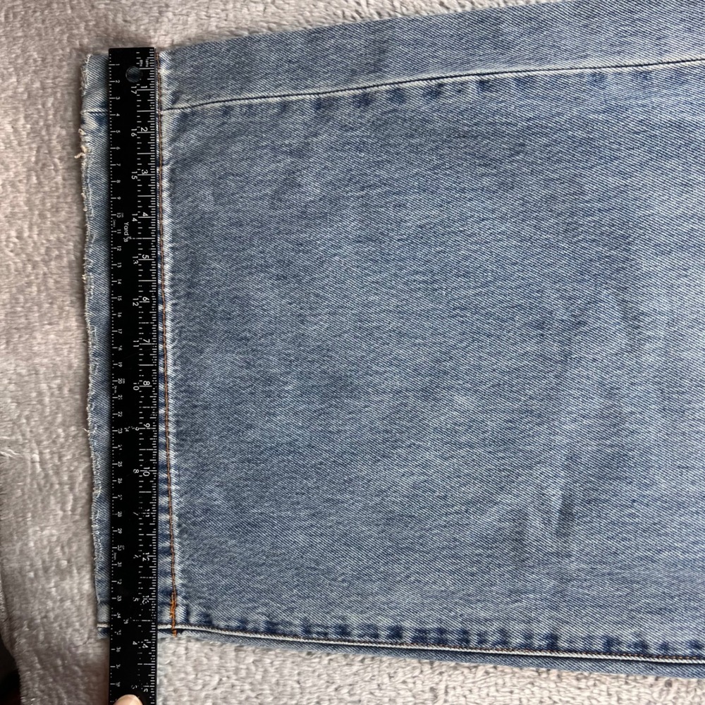 Hidden Jeans Nori High Rise Wide Leg Light Wash Raw Hem Denim Size 29 - Picture 7 of 11